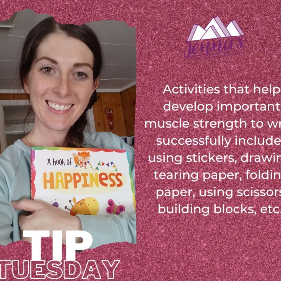 #TipTuesday  Did you know that building strong muscles in those little hands is key to helping your cuties become superstar writers? 🌟 Here's a fun and simple activity to boost their muscle strength while having a blast:

🎨 Scribble Sensation: Rainbow Relay! 🌈

Grab some colorful markers or crayons and create a rainbow on a big sheet of paper. Now, let the kiddos turn this into a relay race! 🏃‍♂️ Pass the marker from hand to hand, making sure to trace over the rainbow lines. This not only enhances hand-eye coordination but also strengthens those important muscles needed for writing magic! ✨

Tag a mom friend who'd love to join the fun and watch those writing muscles grow strong! 💪✏️ #PaperPieLiteracy #TinyHandsBigDreams