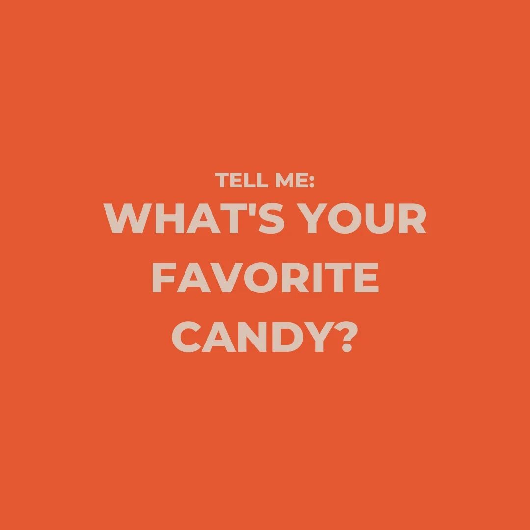 Here’s your perfect excuse to dig into that leftover Halloween candy (if you have any 😅)! What are your favorites? 🍬🍭🍫